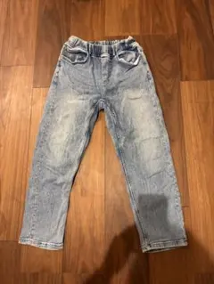 ライトブルーデニムパンツ 100cm