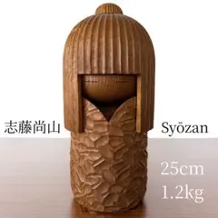志藤 尚山 syozan 創作 こけし kokeshi doll 人形 民藝 木 - メルカリ