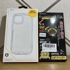 iPhone 14用 iFace ケース&ガラスフィルム