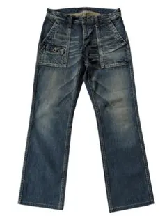 Johnbull ジョンブル ブッシュパンツ デニム ジーンズ サイズMのサムネイル