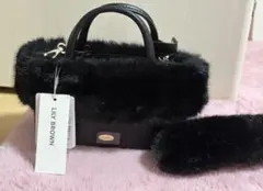 LILY BROWN エコファーコンビ2wayスマホショルダー