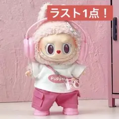 ぬい服 ぬいぐるみ服 ラブブ 着せ替え 5点セット LABUBU ピンク