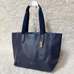 コーチ COACH ダービー トートバッグ F58660 肩がけ A4 ネイビーのサムネイル