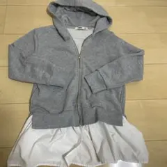 MPS フード付きパーカー サイズ130 グレー