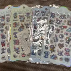 ボンボンドロップシール　スティッチ　4種類セット