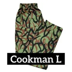 Cookman クックマン シェフパンツ トライバル 総柄 L