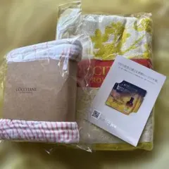 L'OCCITANE ホリデーブランケット、バスタオル、サンプル