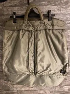 希少 PORTER ヘルメットバッグ 2way タンカー セージグリーン 傑作