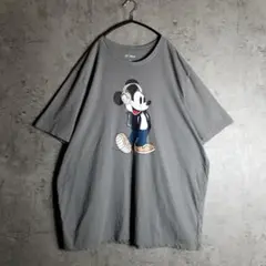 GAP×Disney Mickey Mouse Tシャツ グレー ヘッドホン