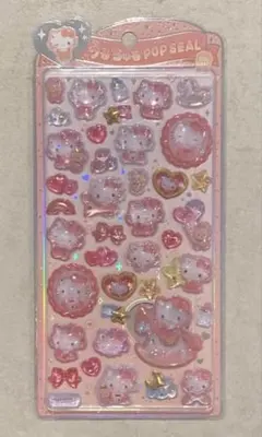 【正規品】サンリオ　ハローキティ　うるちゅるポップシール