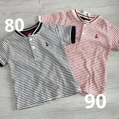 【新品未使用】cottoli バースデイ　ボーダーtシャツ　お揃い　兄弟