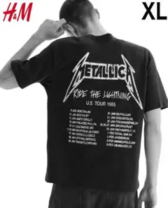 新品 H&M × METALLICA メタリカ コラボ バンドTシャツ XLのサムネイル