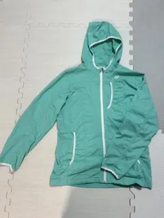 YONEXウォームアップパーカーレディースSサイズ　ミントグリーン