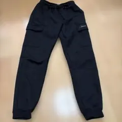 キッズ　LOGOS DAYS 裏ボア ロングパンツ ブラック
