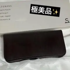 極美品！　WILD SWANS サーフス　ブラック 長財布 WILD SWANS（ワイルドスワンズ）WAVE（ウェイブ）ロング