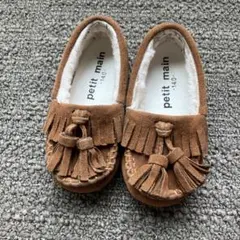 petit main ブラウンモカシン 14.0cm