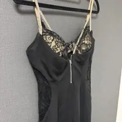 GLAMOROUS ブラックナイトドレス レース