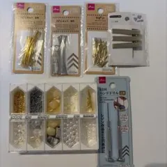 ハンドメイド アクセサリーパーツ 手芸用品 まとめ売り Tピン マルカン ビーズ