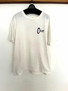 ユナイテッドアスレ半袖Tシャツ ホワイトメンズ古着トップスLシンプルプリントロゴ