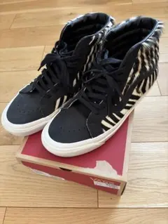 VANS VAULT SK8-HI LX ゼブラ柄 ハラコ US9 - メルカリ