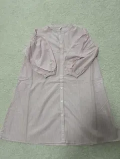 新品　グローバルワーク　袖ボリュームワンピース　120＊シャツ　ブラウス