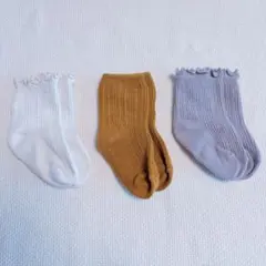 西松屋　靴下　3足セット 9-14センチ