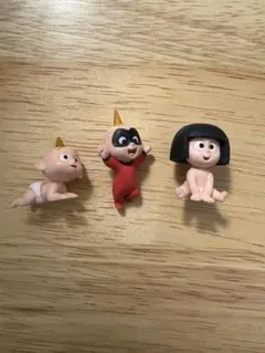 ディズニー　Mr.インクレディブル　ジャックジャックミニフィギュア　3体セット