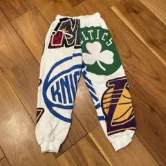 NBA 総柄 スウェットパンツ キッズ