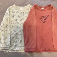 petit main 長袖カットソー２枚セット