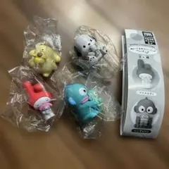 【新品】サンリオ ぬいぐるみといっしょフィギュア 全4種セット