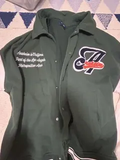 BACK NUMBER 緑色 スタジャン Mサイズ