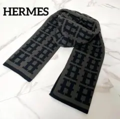希少！早い者勝ち！】HERMES カレ90 カシシル グレー 黒 緑 - メルカリ