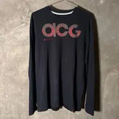 NIKE ACG 長袖カットソー ブラック チェックロゴ Mのサムネイル