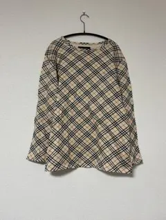美品 バーバリーロンドン ノバチェック 長袖　Tシャツ カットソー