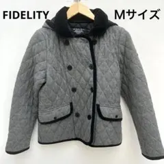 【即日発送】FIDELITY キルティングジャケット　コート　Ｍサイズ　紺色