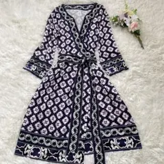 極美品✨ダイアンフォンファステンバーグ シルク ラップワンピース 4
