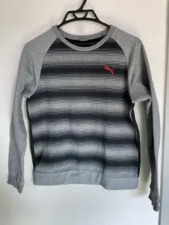 PUMAスウェット（裏起毛）160㎝ストライプ柄