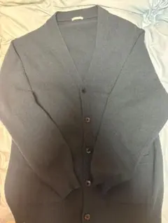 GU Vネック カーディガン Lサイズ ダークグリーン