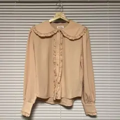 treat ürself ブラウス　長袖　ピンクベージュのサムネイル