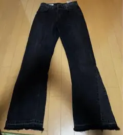 ZARA ブラック ブーツカットデニム 30