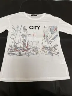 JEANASIS  薄手 ロンT 白T 長袖　トップス