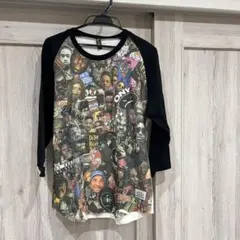 希少　STILLAS ヒップホップアート七分袖カットソー L