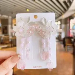 新品未使用！フラワー モチーフ ヘアアクセサリー レディース