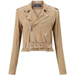 POLO RALPH LAUREN スエード ライダースジャケット