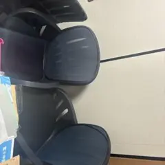 黒 メッシュ オフィスチェア 3脚セット