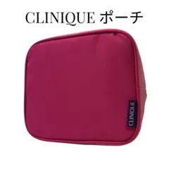 CLINIQUE ポーチ ピンク ファスナー開閉のサムネイル