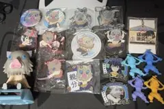 鬼滅の刃 伊之助 フィギュア ラバーマスコット アクリルキーホルダー セット