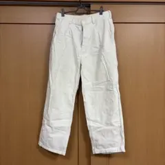 GU ホワイト ワークパンツ