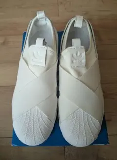 新品未使用＊アディダス スーパースタースリッポン23.5cm