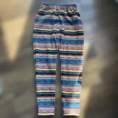 ストライプ柄パンツ サイズ130裏起毛